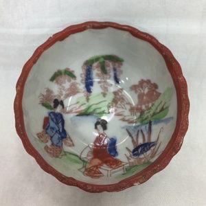 Bowl Scalloped Small Sauce Soko Fine China Vintage